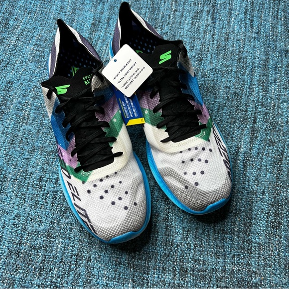 Skechers Go Run Speed Elite Running Shoes in Hyper Burst Multicolor - Picture 2 of 11